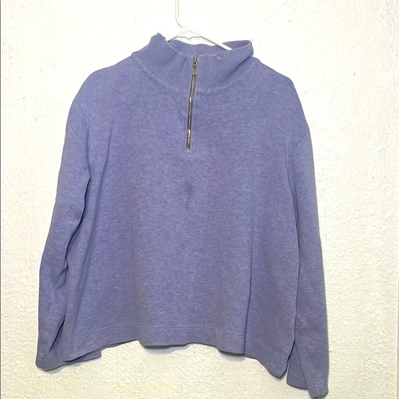 Pendleton Women's light Purple Half-Zip Sweater - Picture 1 of 8